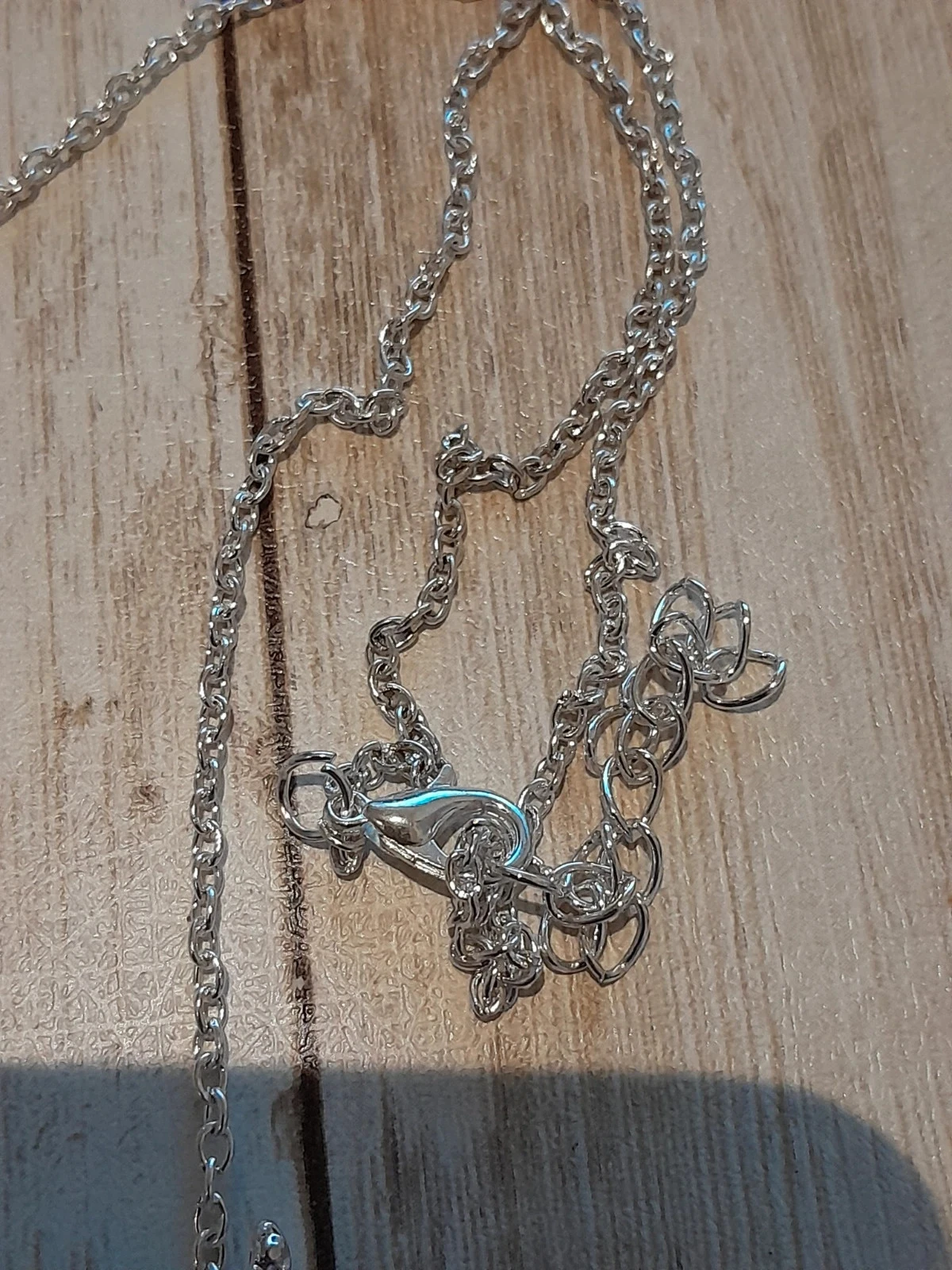 Colar com Anjo, cor prateada – photo 3